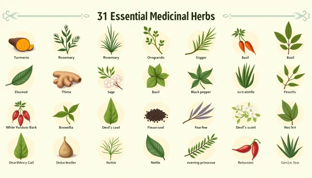 31 Natural Herbs That Effectively Treat Inflammation